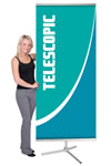 36" x 93.5” One Sided L Banner Stand Displays