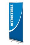 One Sided 31 x 77.5 Cost-effective Banner Stands