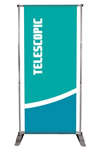 48 x 96 1 or 2-sided telescopic Pull Up Banners