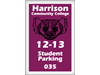 2" x 3" Parking Permit decals and stickers