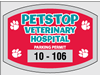 2.75" x 2" Custom Parking Sticker Template