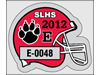 2.75" x 2" Helmet-shaped Park sticker