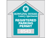 2.75" x 2.75" Residential Park permits