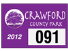 3" x 2" customized parking permit pass