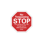 Warning This shed is alarmed Sign 100x150mm Security Safety Vinyl Sticker decal 