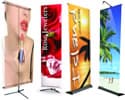 dye sublimated polyester cloth banner 