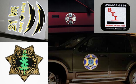 Reflective decals cheap