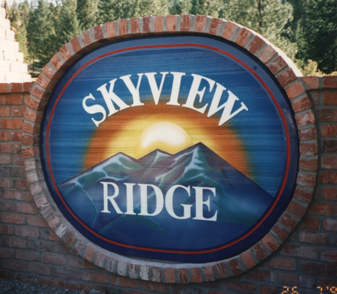 Skyview Ridge Community Sign