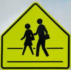 School zone signs 