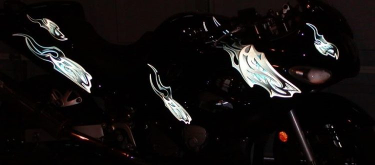 motorcycle reflective stickers