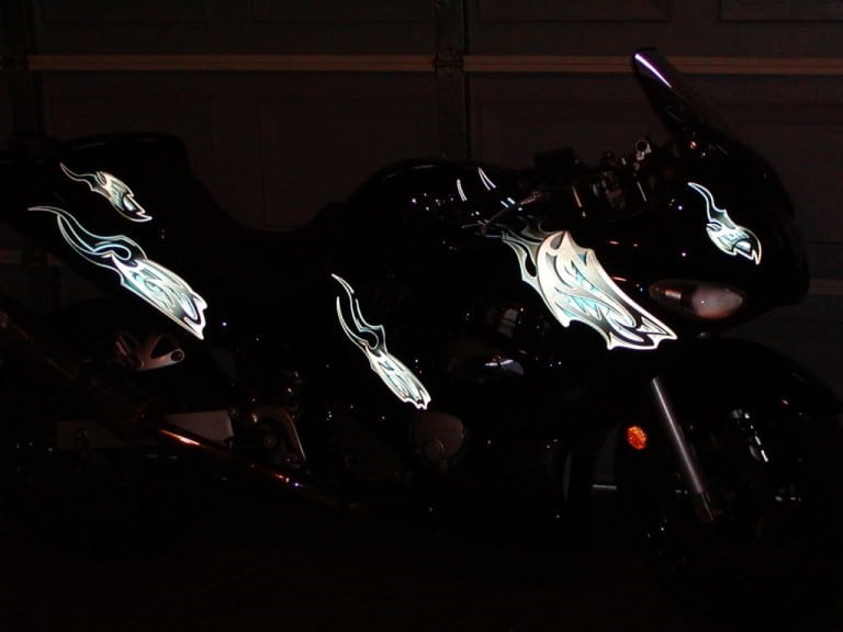 motorcycle reflective stickers