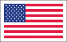 2.75" x 1.75" Flag stickers