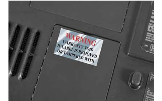 Warning Void Sticker