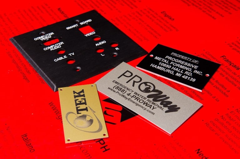 Custom Aluminum Labels