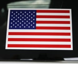 flag decal sticker for glass windows