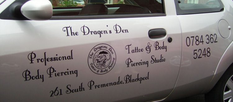 Vinyl Lettering Car Decals