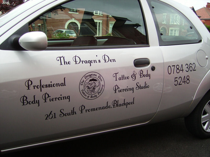 Vinyl Lettering Car Decals