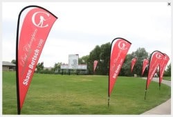Outdoor Banners with stands