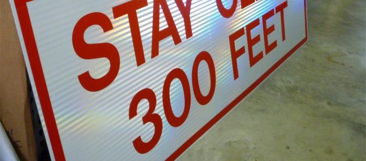 large format Reflective Signage