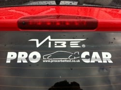 Rear Car Windshield decals