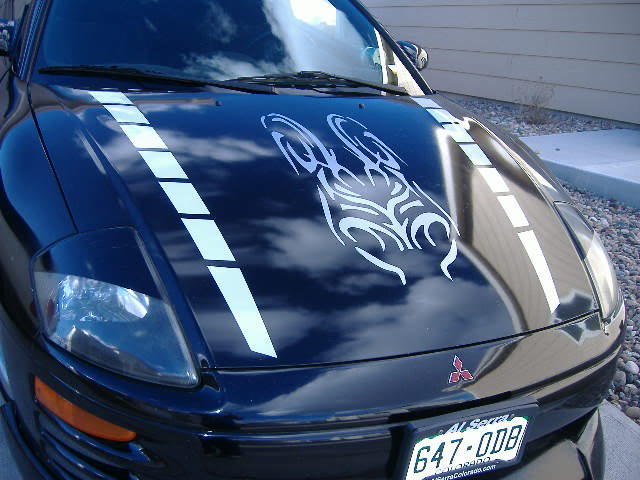 hood stickers, hood graphics, car hood, hood decal graphics