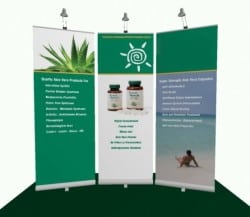 Backwall Tension Banner Stands