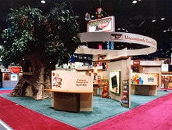 Cartoon Trade Show Booth