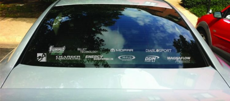 Sport Tuning Car Stickers, sticky decals