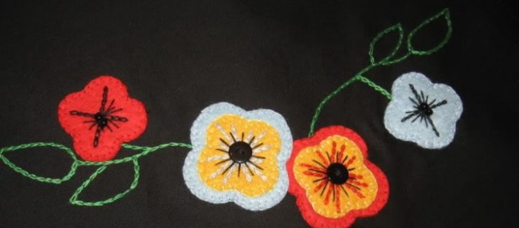 Appliqued Fabric Banner