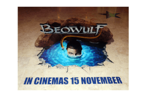 3d Floor Decal of Beowulf