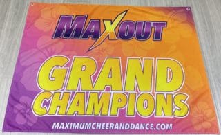 Polyester fabric banner