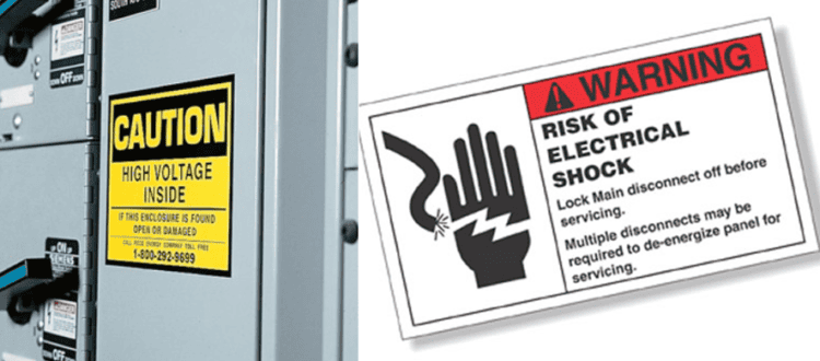 Industrial laminated Decals