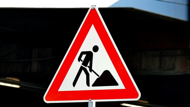 Road Work Construction Signs