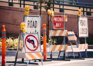 Road Work Construction Signs