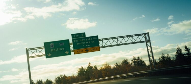 Freeway Traffic Signs
