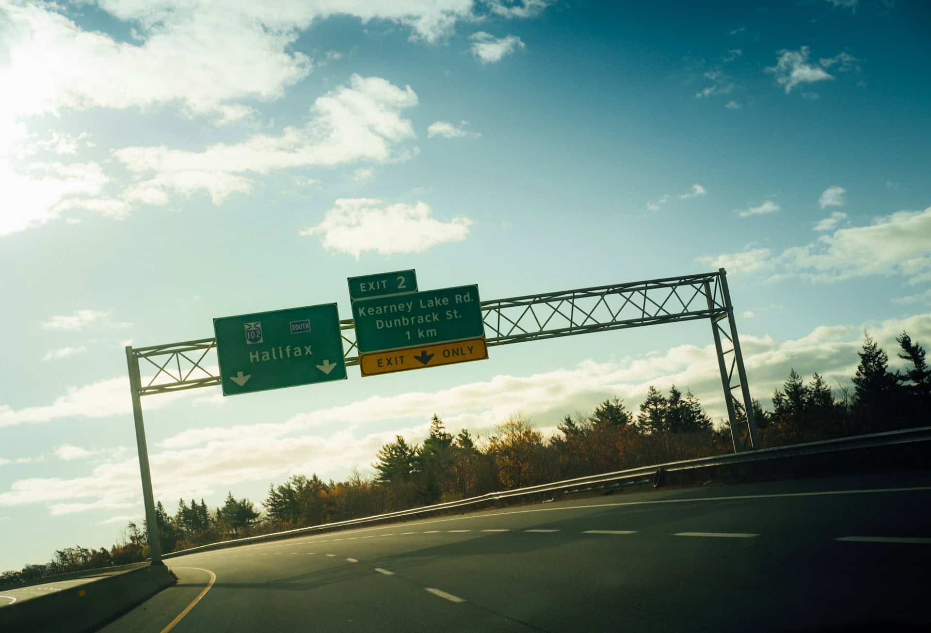 Freeway Traffic Signs