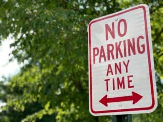 No Parking Sign